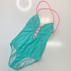 4/$25 Victoria Secret’s Teal Pink Bathing suit